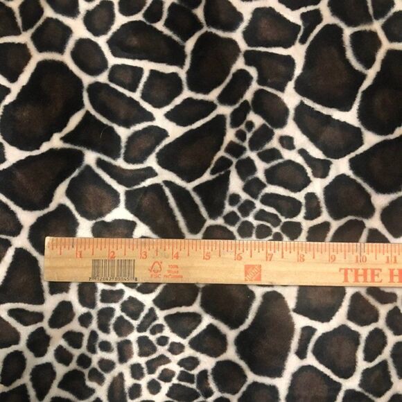Animal Print Plush Fabric Upholstery 43" x 43" - Picture 2 of 2